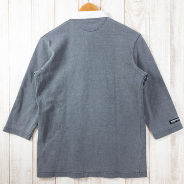 【Men's S グレー系】 Barbarian ( バーバリアン ) ラグビーシャツ ラガーシャツ ヘンリーネック 7分袖 カナダ製 コットン ウェア トップス インナー シャツ ショートスリーブTシャツ クルーネック z00050140 ショートスリーブTシ - 【公式】2ndGEAR（セカンドギア）Webショップ【登山用品・アウトドア用品専門 買取販売店】