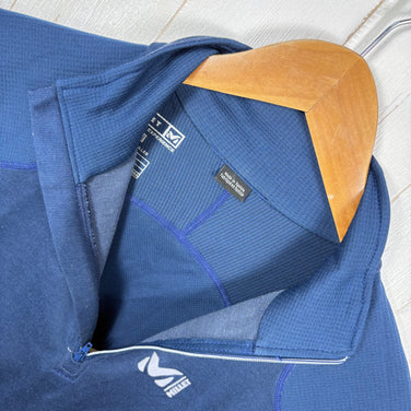 【Men's M ネイビー系】 Millet ( ミレー ) ハーフジップ ロングスリーブシャツ ウェア トップス インナー シャツ ロングスリーブシャツ 化繊 z00055205  化繊 ロングスリーブシャツ インナー シャツ トップス ウェア