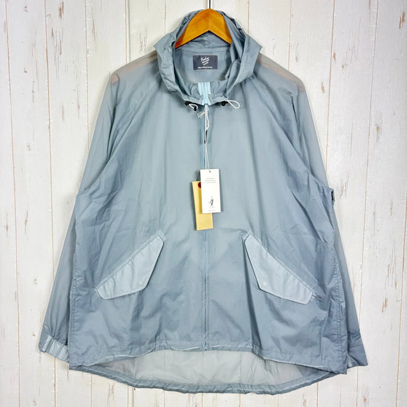 【Unisex 2 ブルー系】 Rawlow Mountain Works ( ロウロウマウンテンワークス ) エアリー フーディー Airy Hoodie Aqua z00058959 Aqua ウィンドシェル アウター ジャケット トップス ウェア