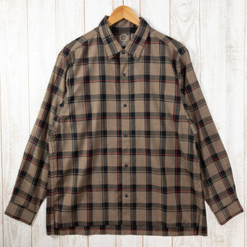 【Unisex L ブラウン系】 Yamatomichi ( 山と道 ) メリノ シャツ Merino Shirt Brown Check メリノウール ウェア トップス インナー シャツ ロングスリーブシャツ ウール z00050305 Brown Check ウー - 【公式】2ndGEAR（セカンドギア）Webショップ【登山用品・アウトドア用品専門 買取販売店】
