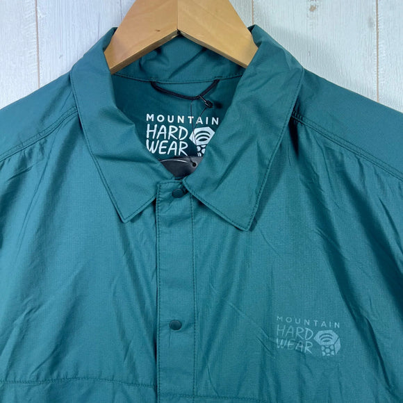 【Unisex M グリーン系】 Mountain Hardwear ( マウンテンハードウェア ) コア エアシェル シャツ ジャケット Kor AirShell Shirt Jacket OE0400 318 z00056049 318 化繊 ロングスリーブシャツ