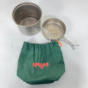 【OneSize グレー系】 Epigas ( イーピーアイ ガス ) ATSチタンクッカーTYPE-3M チタン クックウェア クッカー コッフェル z00055873  クッカー コッフェル クックウェア