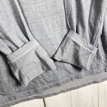 【Men's S グレー系】 Smartwool ( スマートウール ) メリノ 150 ベースレイヤー パターン ロングスリーブ Merino 150 Baselayer Pattern Long Sleeve ウール ウェア トップス インナー シャツ ロング