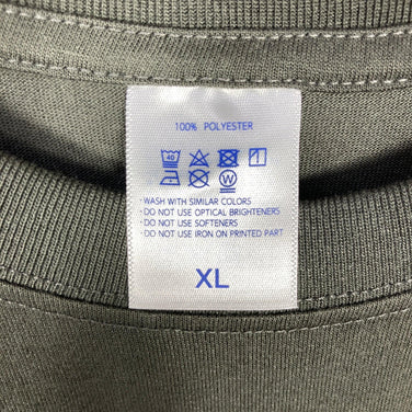 [Unisex XL Gray] Actibase 1-point Logo Tee Polyester Wear Tops Inner Shirt Short Sleeve T-shirt Crew Neck Synthetic z00054790 Synthetic Short Sleeve T-shirt