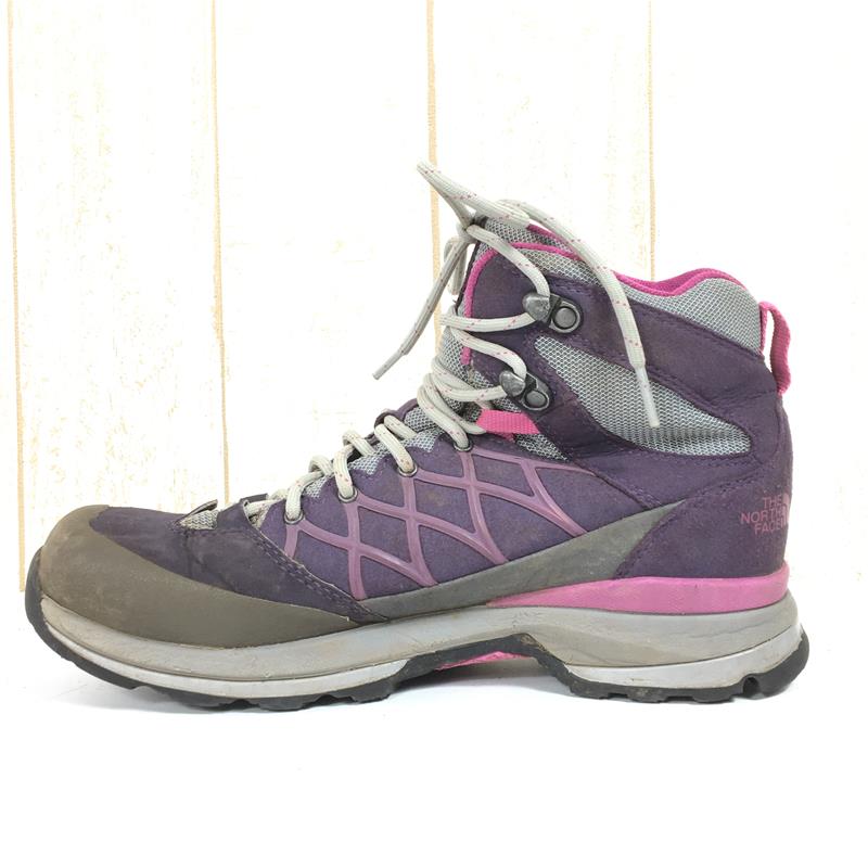 【Women's 25.0cm パープル系】 The North Face ( ザ・ノースフェイス ) レック 2 ミッド ゴアテックス Wreck Ii Mid Gore-Tex トレッキングシューズ NFW01522 Women's グランドパープル / フーシアピンク トレ