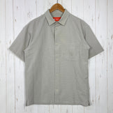 【Unisex M ベージュ系】 HERENESS（ヒアネス） アウトドア シアサッカー シャツ Outdoor Seersucker Shirt Primeflex / ストレッチ / 速乾 ポリエステル ウェア トップス インナー シャツ ショートスリーブシャツ