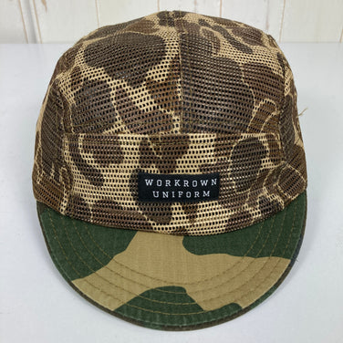 【OneSize ベージュ系】 Workrown Uniform ( ワークラウン ユニフォーム ) カモフラージュ メッシュキャップ ウェア ウェア小物 ヘッドウェア キャップ z00057160  キャップ ヘッドウェア ウェア小物 ウェア