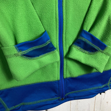 Mountain Equipment Style Croz Alpine Jacket, Men's Small, Green. Polyester fleece outerwear.