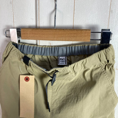 Montbell Stretch Cargo Pants, Kids' Size 150, Beige, Nylon, Softshell, z00053872