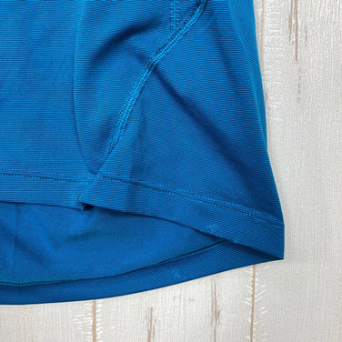 【Men's S ブルー系】 Arcteryx ( アークテリクス ) モータス クルー ショートスリーブ Motus Crew Short Sleeve Phasic SL 吸汗速乾 UPF25 フラットロックシーム ポリエステル ウェア トップス インナー シ