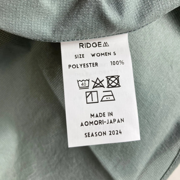 【Women's S グリーン系】 Ridge Mountain Gear ( リッジマウンテンギア ) ベーシック ショートスリーブ シャツ Basic Short Sleeve Shirt Sage Green ポリエステル ウェア トップス インナー シャツ ショ