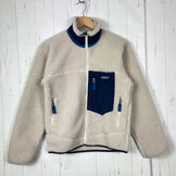 【Men's XXS アイボリー系】 2020 Patagonia ( パタゴニア ) クラシック レトロ X ジャケット Classic Retro-X Jacket NAT Natural ポリエステル ウェア トップス アウター ジャケット フリース z000563