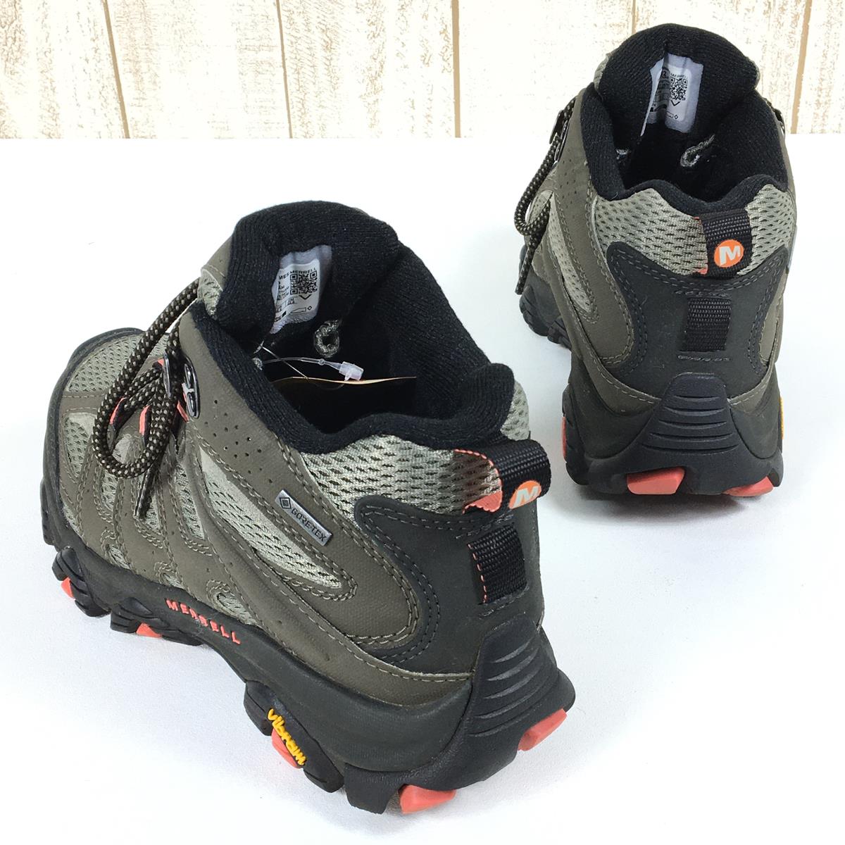 【Women's 22.5cm グリーン系】 Merrell ( メレル ) モアブ 3 シンセティック ミッド ゴアテックス Moab Iii Synthetic Mid Gore-Tex トレッキングシューズ J500182 Women's Olive トレッキングブーツ フ