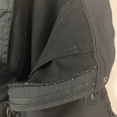 Men's Small Black Millet Monte Rosa Pants, Nylon Softshell Long Pants (z00054693).