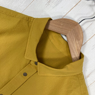 【Men's L イエロー系】 Ridge Mountain Gear ( リッジマウンテンギア ) ベーシック ロングスリーブ シャツ Basic Short Sleeve Shirt Rustic Mustard ポリエステル ウェア トップス インナー シャツ
