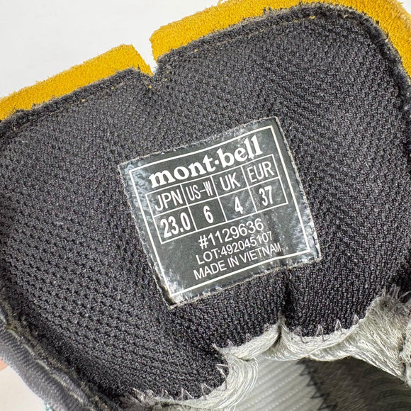 【Women's 23.0cm イエロー系】 Montbell ( モンベル ) マウンテンクルーザー600 Women's Mountain Cruiser 600 Women's TOPAZ GORE-TEX トレールグリッパー ソール張替え可 フットウェア トレッキングブー