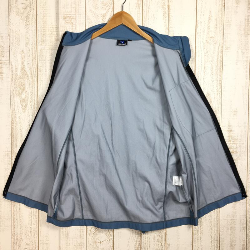 【Women's XL ブルー系】 Finetrack ( ファイントラック ) ブリーズラップ ジャケット ソフトシェル 防風 ストレッチ FAW0101 Asian Women's GB ゴージュブルー ソフトシェル アウター ジャケット トップス ウェア