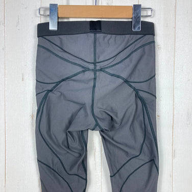 男士黑色C3Fit支撑长款紧身裤，尼龙材质，z00054291