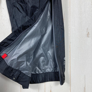 Men's Small Black Outdoor Research Helium Rain Pants, Nylon Rainwear Bottoms, Long Pants with Rain Shell (z00054471)