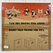 【OneSize シルバー系】 Chums ( チャムス ) ブービーフェイスフォールディングファイヤーピット L Booby Face Folding Fire Pit L Free CH62-1805 0000 z00056793 0000 焚き火台 キャンピン