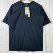 【Unisex L ブラック系】 Houdini ( フーディニ ) ウェザー ティー Weather Tee 159784 TRUE BLACK z00055964 TRUE BLACK 化繊 ショートスリーブTシャツ クルーネック インナー シャツ トップス ウェ