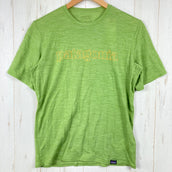 【Men's XS グリーン系】 2016 Patagonia ( パタゴニア ) メリノ デイリー グラフィック Tシャツ Merino Daily Graphic T-Shirt TXSG メリノウール ウェア トップス インナー シャツ ショートスリーブTシャツ