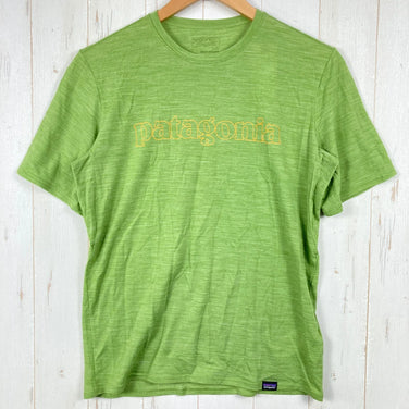 [Men's XS Green] 2016 Patagonia Merino Daily Graphic T-Shirt TXSG Merino Wool Wear Tops Inner Shirt Short Sleeve T-Shirt