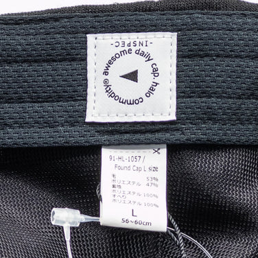 【L ブラック系】 Halo Commodity ( ハロコモディティ ) ファウンド キャップ Found Cap Black メリノウール ウェア ウェア小物 ヘッドウェア キャップ z00052104 Black キャップ ヘッドウェア ウェア小物 - 【公式】2ndGEAR（セカンドギア）Webショップ【登山用品・アウトドア用品専門 買取販売店】