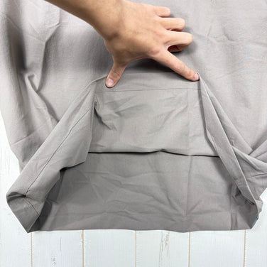 【Men's M グレー系】 Houdini ( フーディニ ) メンズ コスモ シャツ M's Cosmo Shirt 238724 MORNING HAZE z00055926 MORNING HAZE 化繊 ショートスリーブシャツ インナー シャツ トップス