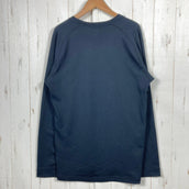 【Men's XL ブラック系】 Montbell ( モンベル ) ジオライン M.W. ラウンド ネック シャツ Geo Line M.W. Round Neck Shirt ポリエステル ウェア トップス インナー シャツ ロングスリーブTシャツ クルーネック