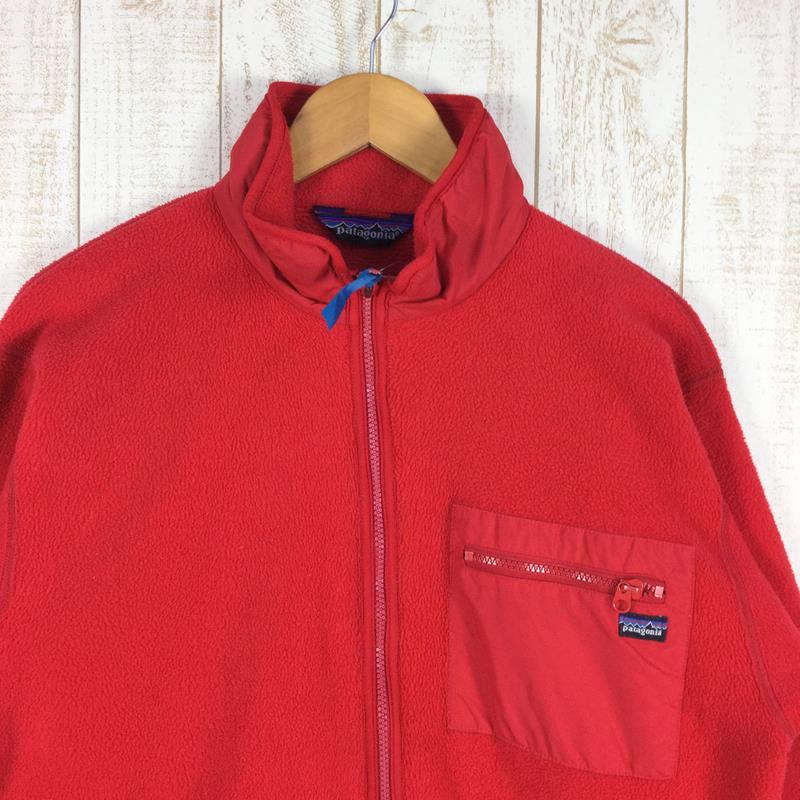 [Men's M Red] Patagonia 80S Synchilla Jacket Vintage Made in USA Discontinued Model Hard to Find 25021 International Men's Red x Peacock