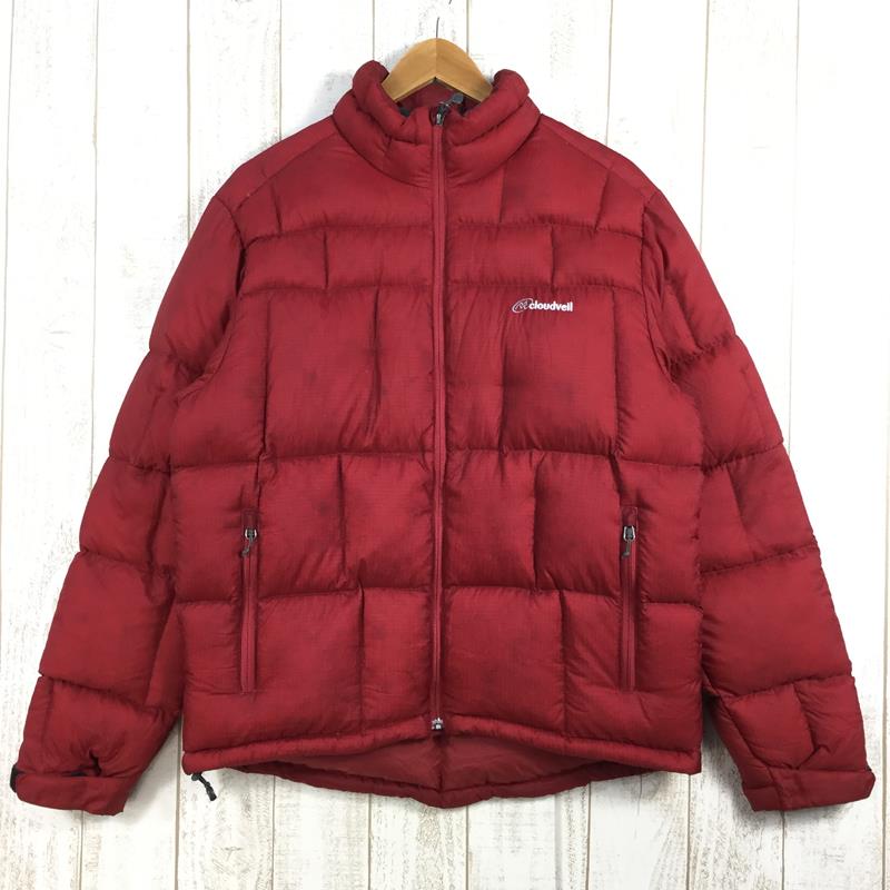 【Men's M レッド系】 Cloudveil ( クラウドベイル ) インバージョン ダウン ジャケット Inversion Down Jacket 700Fp メーカー消滅 入手困難 CV04621 International Men's Pompeii R