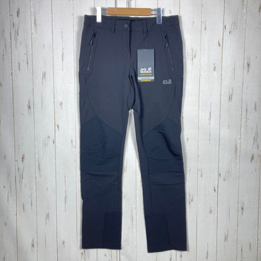 【Women's 38 ブラック系】 Jackwolfskin ( ジャックウルフスキン ) エキソライト マウンテン パンツ Exolight Mountain Pants Alpinschule Innsbruck（山岳ガイド団体） ナイロン ウェア ボトムス ロング