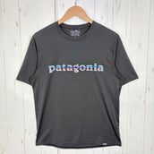 【Men's S ブラック系】 Patagonia ( パタゴニア ) キャプリーン クール デイリー グラフィック シャツ Capilene Cool Daily Graphic Shirt ポリエステル ウェア トップス インナー シャツ ショートスリーブTシャ