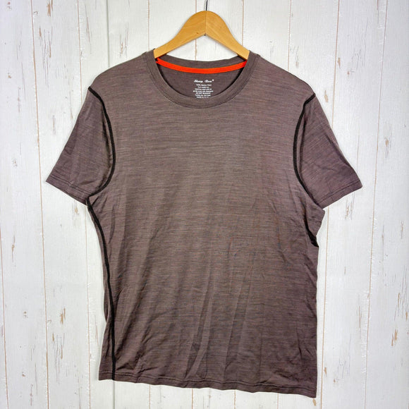 【Men's M ブラウン系】 Sheep Run（シープ ラン） メリノウ－ル ショートスリーブ ティー Merino Wool Short Sleeve Tee メリノウール ウェア トップス インナー シャツ ショートスリーブシャツ ウール z00057827