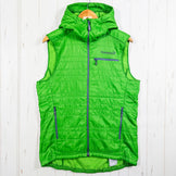 Norrona 男式 Lyngen Alpha 100 背心 (3460)，Jungle Fever，尼龙羊毛背心，带 Polartec Alpha，小号，绿色 (z000528)