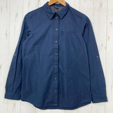 [Women's XS Navy] Jack Wolfskin UV Shield Shirt Polyester Wear Tops Inner Shirt Long Sleeve Shirt Synthetic Fiber z00059203 Synthetic Fiber Long Sleeve