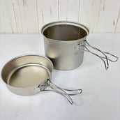 【OneSize シルバー系】 Epigas ( イーピーアイ ガス ) バックパッカーズ クッカー L Backpacker's Cooker L チタン クックウェア クッカー コッフェル z00056380  クッカー コッフェル クックウェア