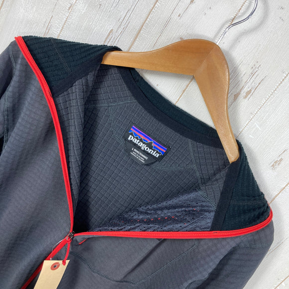 【Men's L グレー系】 2019 Patagonia ( パタゴニア ) R1 プルオーバー フーディ R1 Pullover Hoody FGE Forge Grey ポーラテック パワーグリッド ストレッチ フリース ポリエステル ウェア トップス アウ