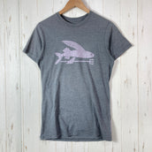 【Men's S グレー系】 2015 Patagonia ( パタゴニア ) フライング フィッシュ コットン / ポリー ティーシャツ Flying Fish Cotton / Poly T-Shirt FGE オーガニックコットン ウェア トップス インナー