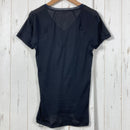 【Men's S ブラック系】 Finetrack ( ファイントラック ) ドライレイヤー ベーシック V ネックT ポリエステル ウェア トップス インナー シャツ ショートスリーブTシャツ クルーネック 化繊 z00059960  化繊 ショートスリーブTシャ-2