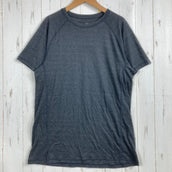【Men's L ブラック系】 Teton Bros ( ティートンブロス ) アクシオ ライト ティー Axio Lite Tee ウール ウェア トップス インナー シャツ ショートスリーブTシャツ クルーネック ウール z00056540 ウール ショートス