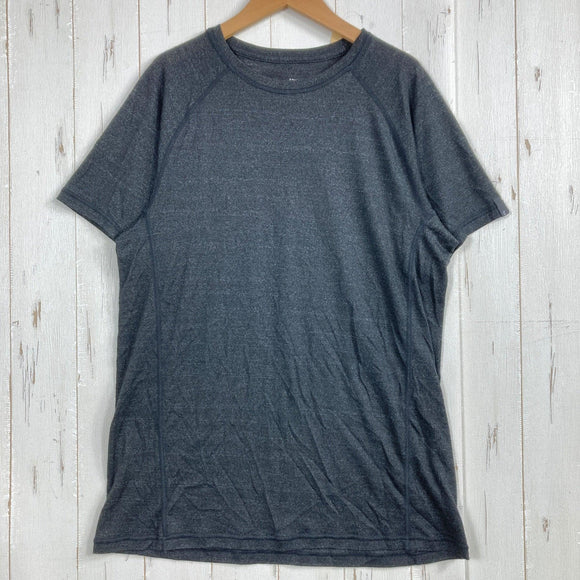 【Men's L ブラック系】 Teton Bros ( ティートンブロス ) アクシオ ライト ティー Axio Lite Tee ウール ウェア トップス インナー シャツ ショートスリーブTシャツ クルーネック ウール z00056540  ウール ショートス