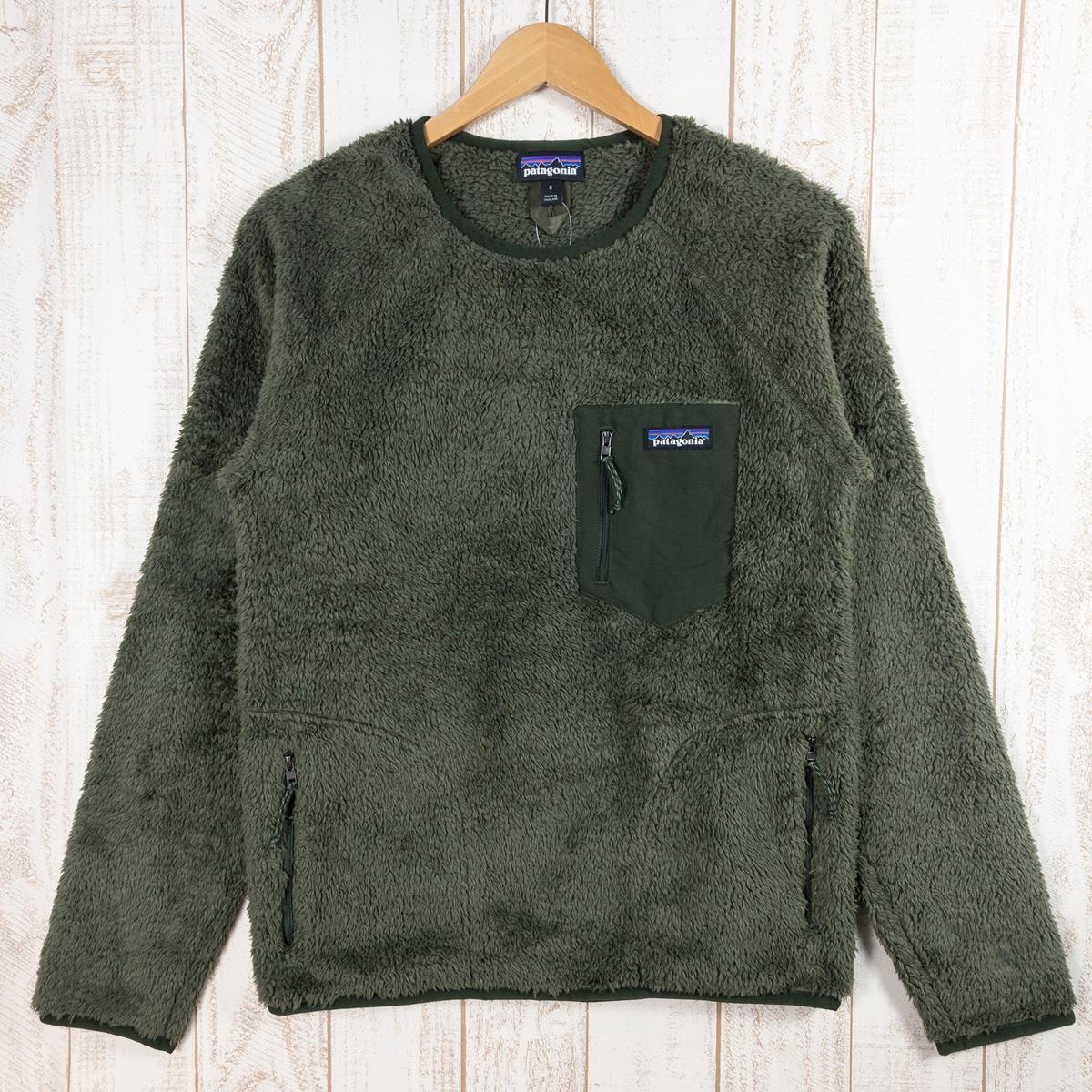 【男款S绿】巴塔哥尼亚（Patagonia）Los Gatos Crew Los Gatos Fleece Crew 抓绒毛衣套头衫 停产型号很难获得 25895 国际男款 BSNG Bas