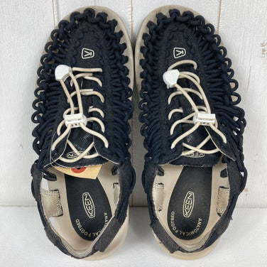 Keen Women's UNEEK CANVAS Sandals, Size 24.5cm, Black (z00054146)