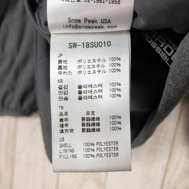 【Women's 1 グレー系】 Snowpeak ( スノーピーク ) フレキシブル インサレーション カーディガン Flexible Insulated Cardigan インサレーション ジャケット ポーラテック SW-18SU010 Asian Women's - 【公式】2ndGEAR（セカンドギア）Webショップ【登山用品・アウトドア用品専門 買取販売店】