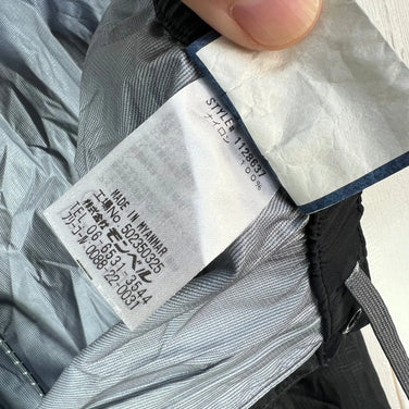 Montbell Men's Thunder Pass Pants, Medium Short, Black, Nylon, Rain Shell, Long Pants, Bottoms, z00054551