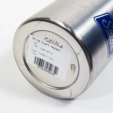 【OneSize シルバー系】 Shine Craft Vessel（シャインクラフトヴェッスル） ステンレスボトル Stainless Bottle 25oz/750ml Stainless Steel ステンレス ハイドレーションイクイップメント ハードボトル