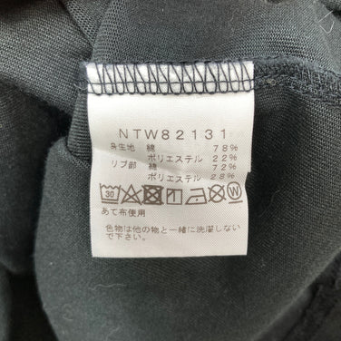 【Women's L ブラック系】 The North Face ( ザ・ノースフェイス ) ロングスリーブ バック スクエア ロゴ ティー L/S Back Square Logo Tee コットン ウェア トップス インナー シャツ ロングスリーブTシャツ クルーネ