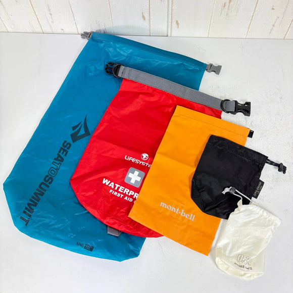 【OneSize レッド系】 Sea To Summit ( シートゥーサミット ) ・モンベル・ライフシステム スタッフサック・ドライサック 計5点セット バルク販売 バッグ ストレージ パッキングサック スタッフサック インナーポーチ z00059844  ス
